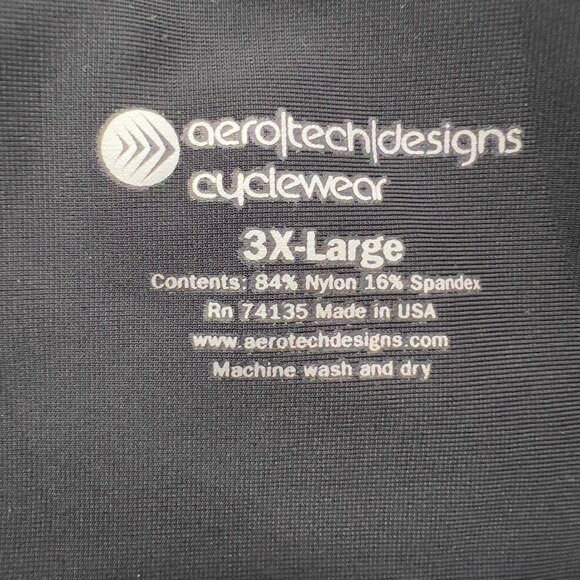 Aero Tech Designs Men’s Elite Endurance Cycling Bib Shorts Black 3XL NWT - Picture 7 of 9